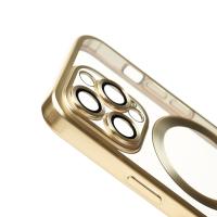 Силіконовий чохол MagSafe SHINING MATTE для телефону iPhone 14 Pro gold