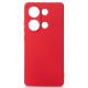 Силіконовий чохол SOFT Silicone Case для телефону Xiaomi Redmi Note 13 4G (без лого) червоний